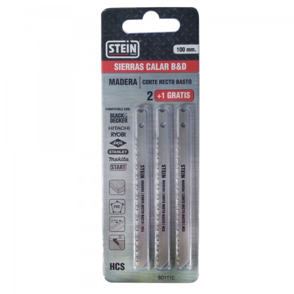 Sierra calar b&d madera c/recto basto