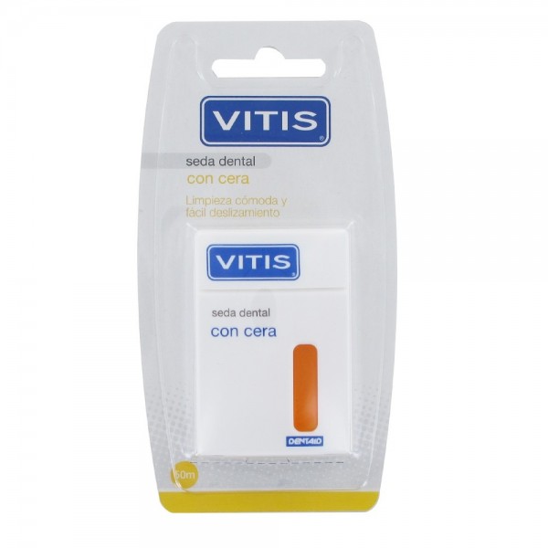 Vitis Seda Dental con Cera 50 m