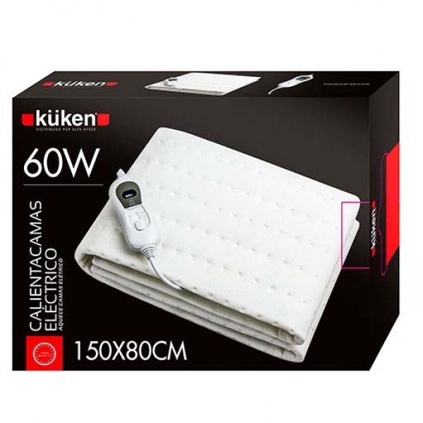 Calientacamas elect. kuken  60w 150x80cm