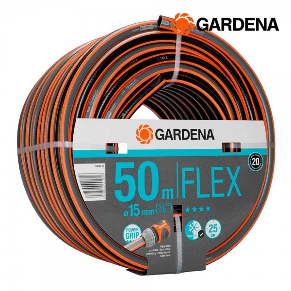 Manguera de riego flex ø15 mm, 5/8 pulg, 50 m