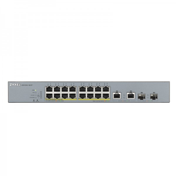 Zyxel gs1350-18hp switch 16xgb poe 2xsfp 250w