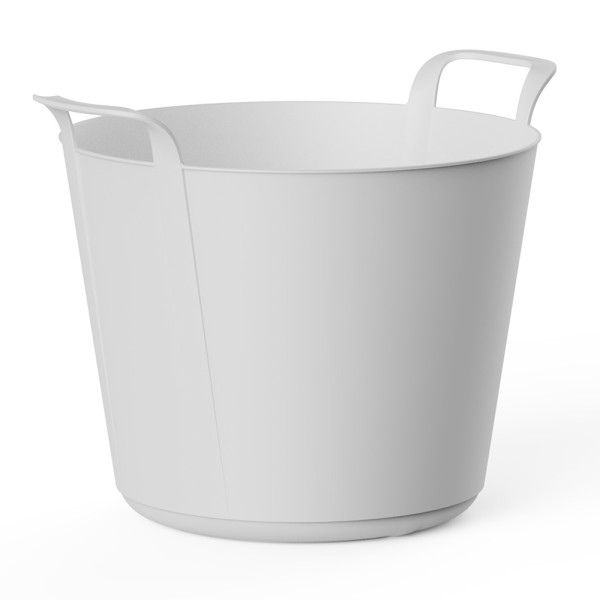 Capazo de capacidad 42l color blanco