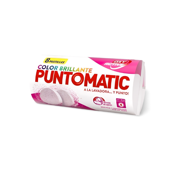 Puntomatic detergente Color brillante 8 pastillas