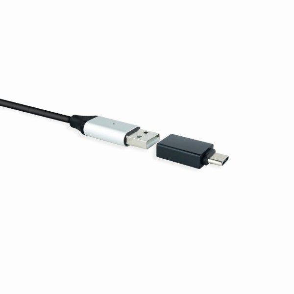 Nanocable adaptador usb-c/m a usb3,1/h aluminio
