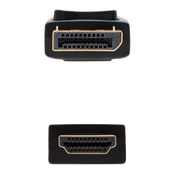 Nanocable cable conversor dp a hdmi 2 m negro