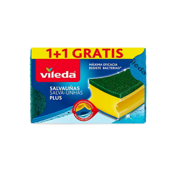 Vileda estropajo Salvauñas 1+1