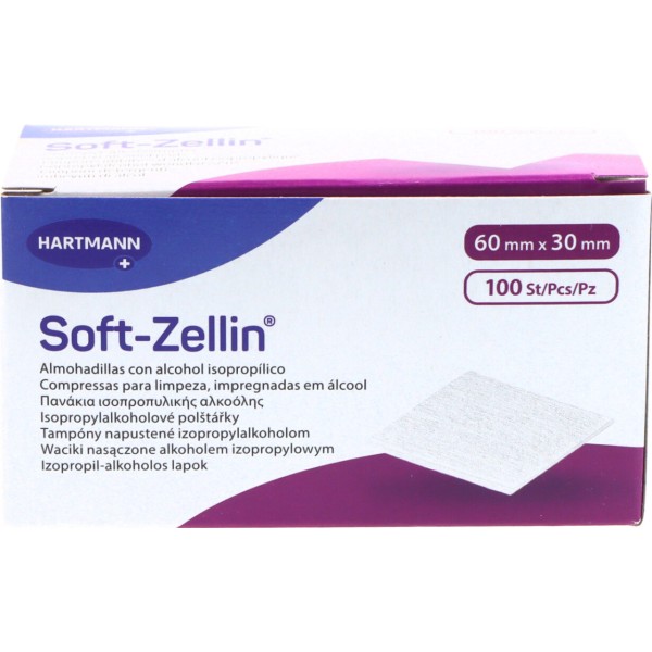 Soft-zellin Toallitas 60x30mm 100 Unidades