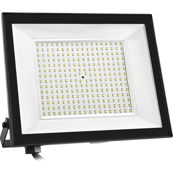 Proyector led plano negro  100w.neutra