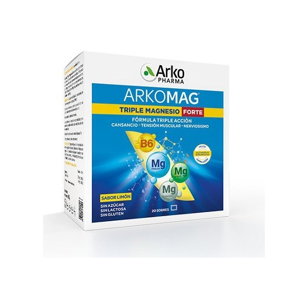 Arkomag Tripo Magnesio Forte 20 Sobres