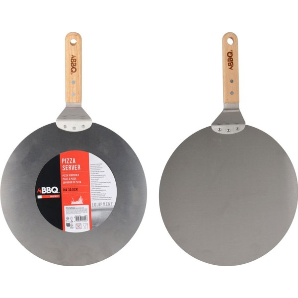 Servidor de pizza con mango de madera, ø30,5 cm