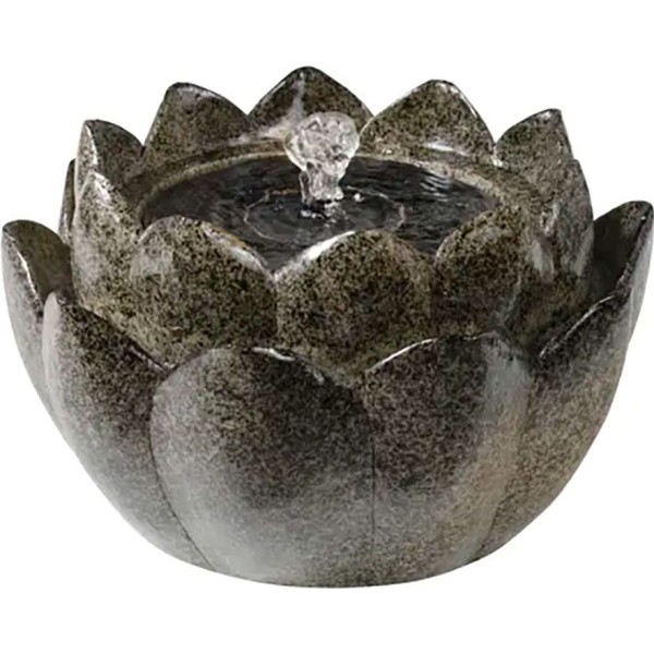 Fuente solar en forma de flor, para exterior, ø23 x 14 cm
