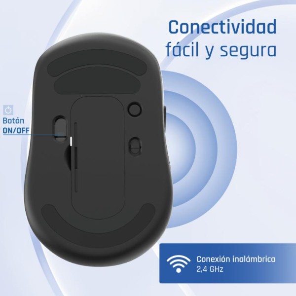 Iggual ratón inalámbrico nano-office-6d 1600dpi